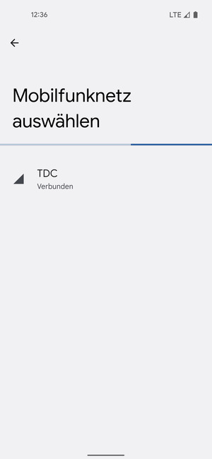 Warten Sie, bis die Suche abgeschlossen ist