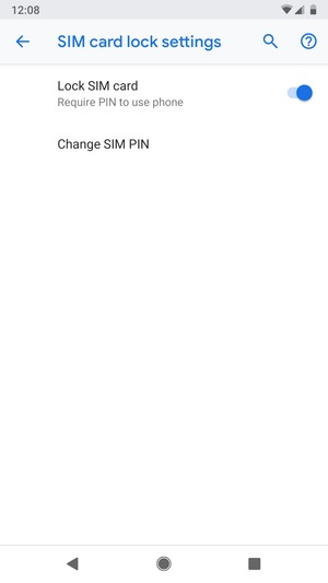 Select Change SIM PIN