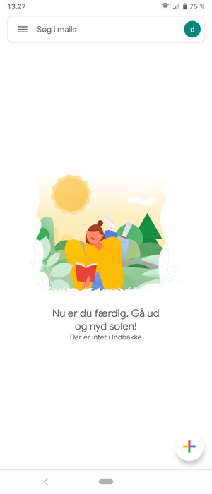 Din Hotmail er klar til brug