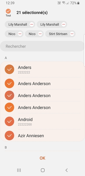 Sélectionnez OK