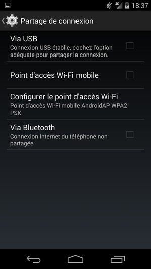 Sélectionnez Configurer le point d'accès Wi-Fi