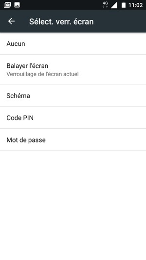 Sélectionnez Schéma