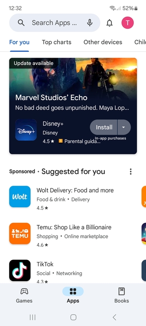 Select the Search bar