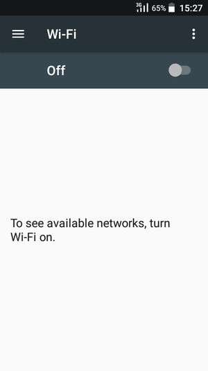Turn Wi-Fi on