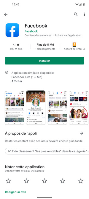 Sélectionnez Installer