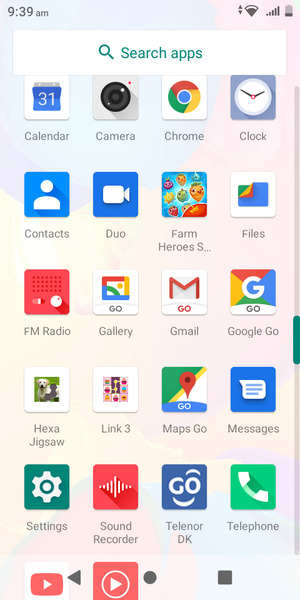 Scroll to and select Settings