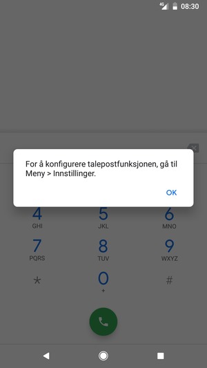 Hvis personsvar ikke er innstilt, velg OK