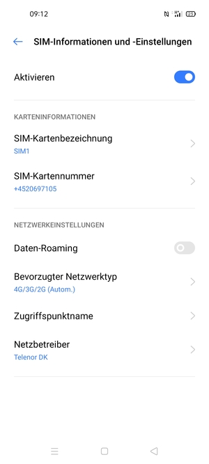 Wählen Sie Zugriffspunktname