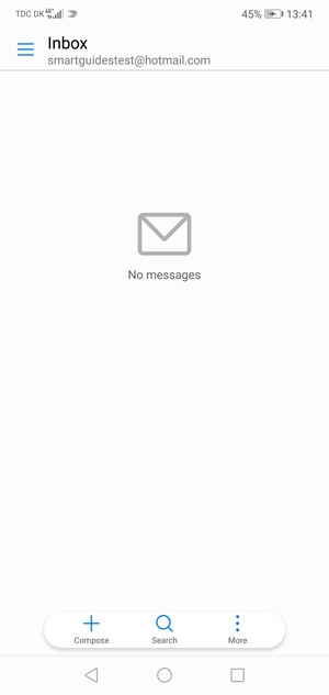 Your Hotmail is ready to use