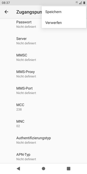 Wählen Sie Speichern