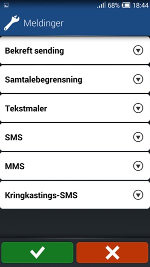 Velg SMS