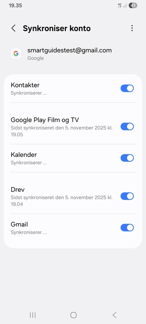 Dine kontakter fra Google vil nu blive synkroniseret til din Galaxy