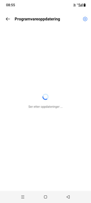 Vent til søket er ferdig