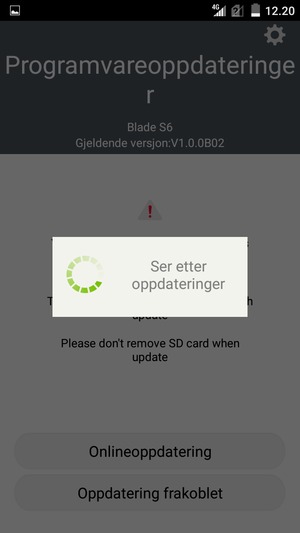 Vent til søket til ferdig