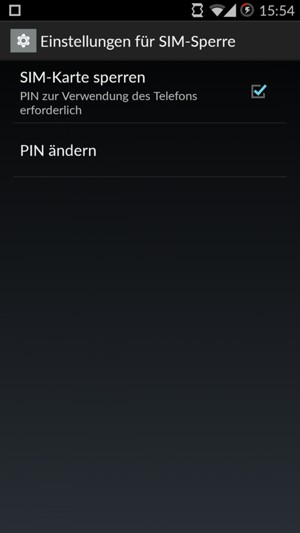 Wählen Sie PIN ändern