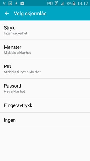 Velg Mønster
