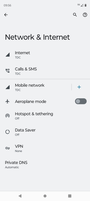 Select Mobile network