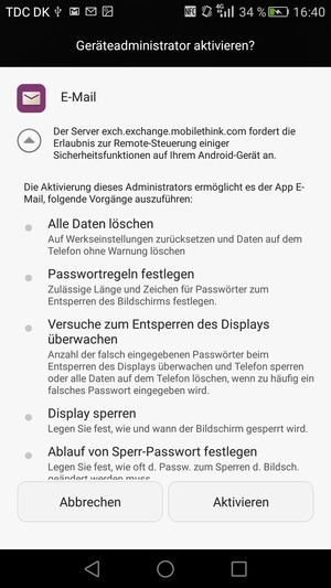 Wählen Sie Aktivieren