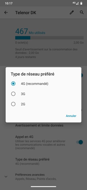 Sélectionnez votre option préférée