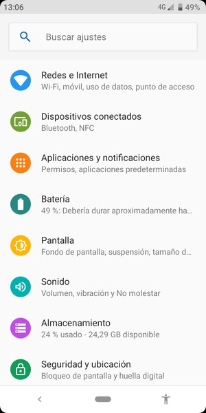 Seleccione Redes e Internet