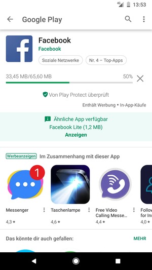 Warten Sie, bis der Installationsprozess  beendet ist