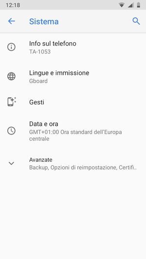Seleziona Avanzate