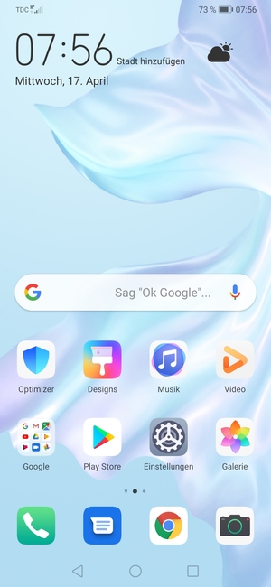 Wählen Sie Telefon