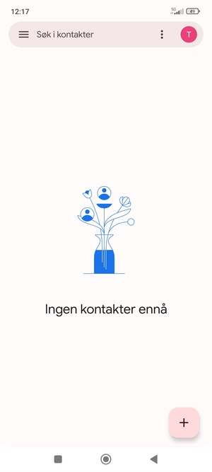 Velg kontoen din