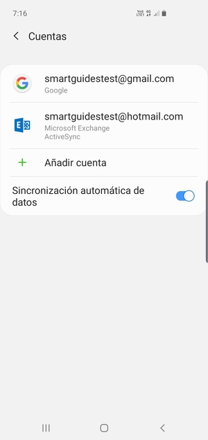 Seleccione su cuenta Google