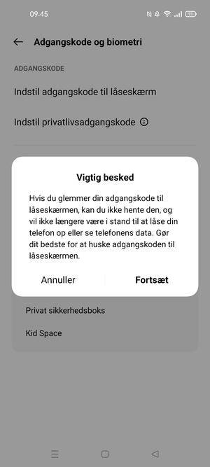 Vælg Fortsæt