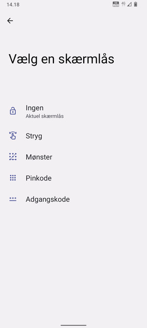Vælg Mønster