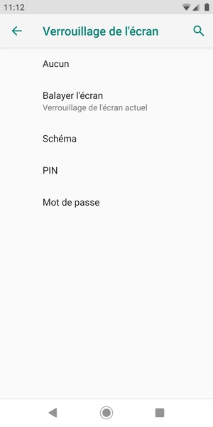 Sélectionnez Schéma