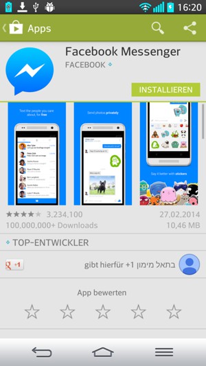 Wählen Sie INSTALLIEREN