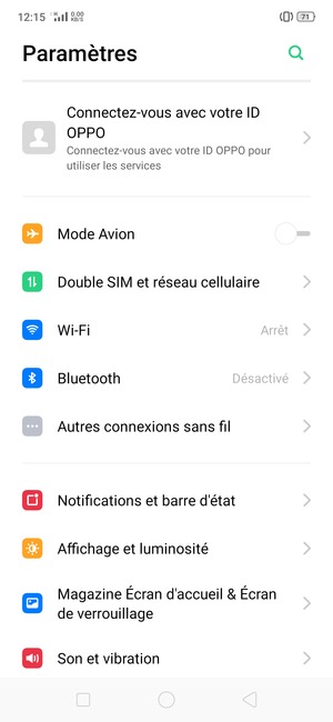 Sélectionnez Autres connexions sans fil