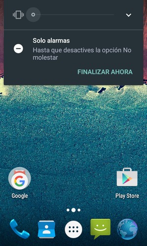 Presione una vez más para modo silencio
