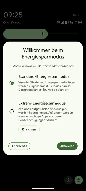 Wählen Sie Aktivieren