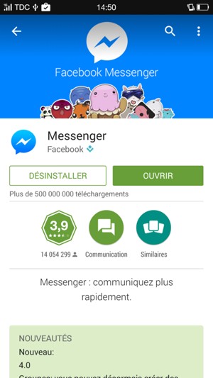Sélectionnez OUVRIR