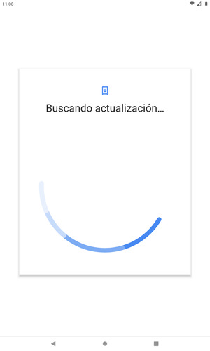 Espere a que la búsqueda termine