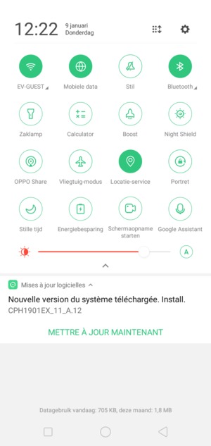 Schakel Wifi en Bluetooth uit