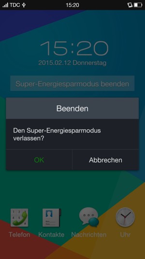 Wählen Sie OK