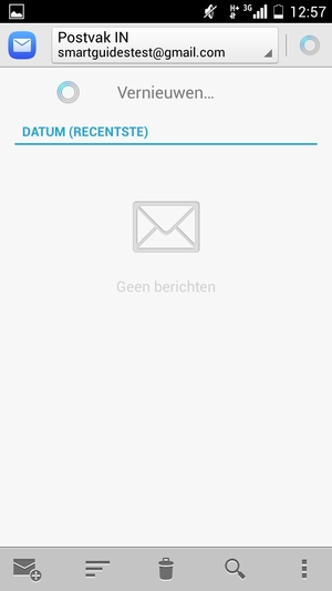 Uw Gmail/Hotmail is klaar voor gebruik
