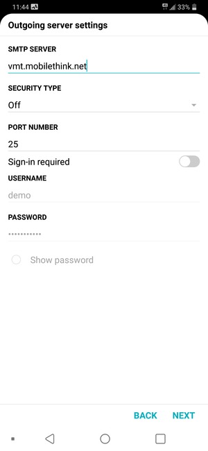 Turn off Sign-in required and select NEXT