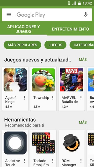 Seleccione la barra de Búsqueda