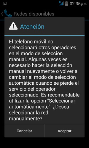 Seleccione Aceptar