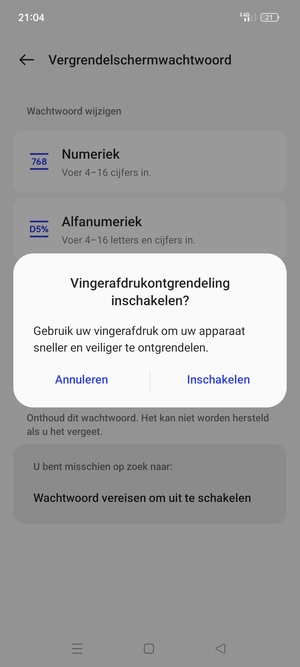 Selecteer uw voorkeursoptie