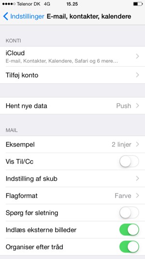Vælg Hent nye data
