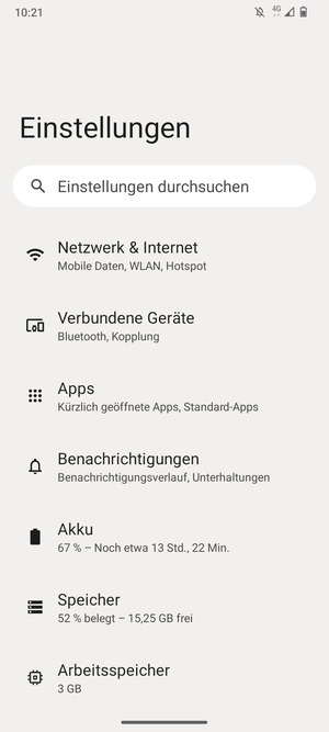 Wählen Sie Netzwerk &  Internet