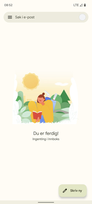 Hotmail er klar til bruk