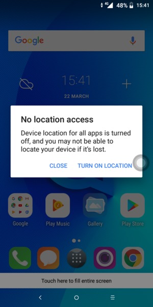 Select CLOSE