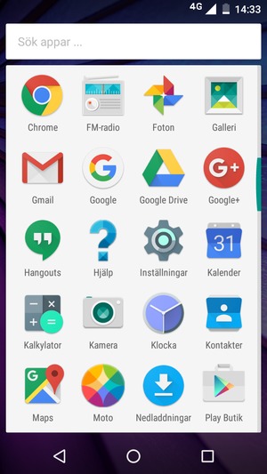 Välj Inställningar
